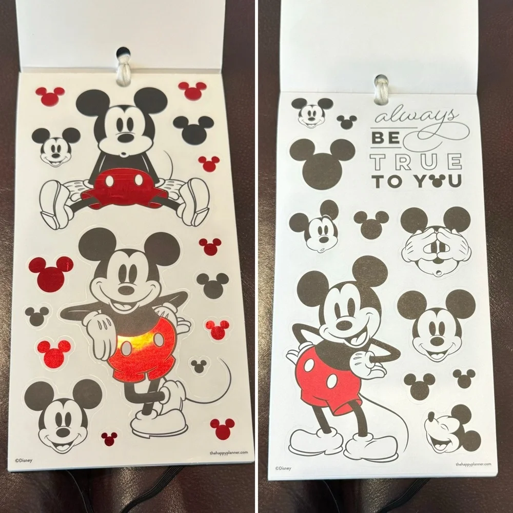 Disney © Value Pack Stickers LARGE MICKEY MOUSE AND MINNIE MOUSE